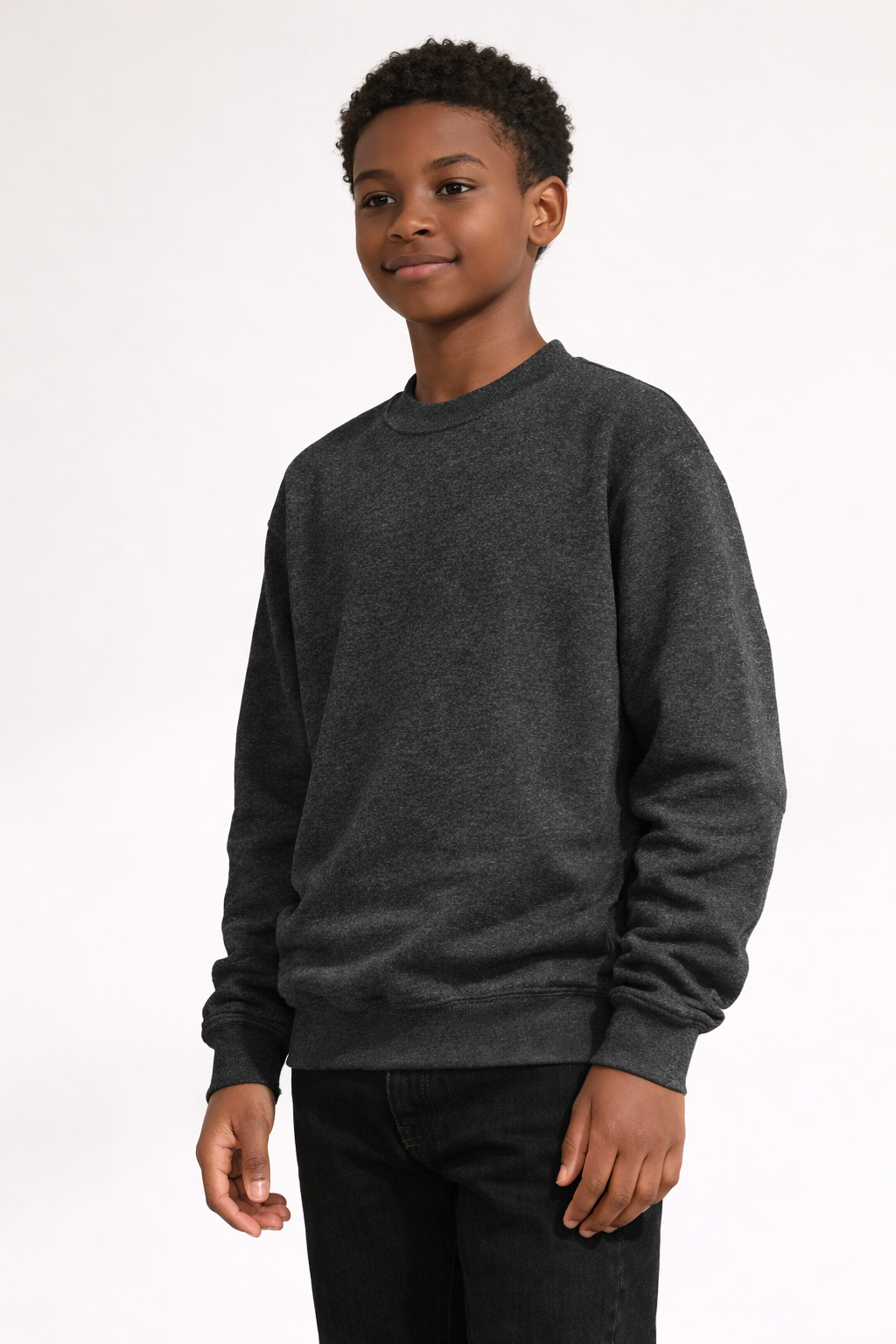 Youth Sweatshirt - Dark Heather