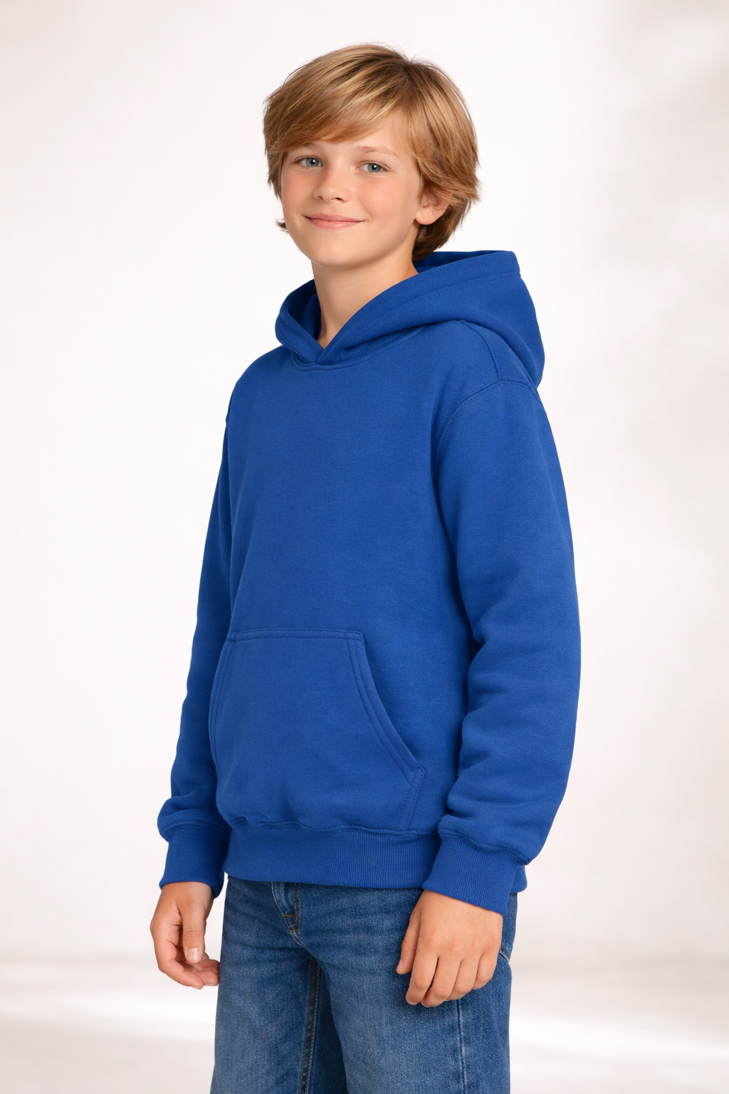 Kids Pullover Hoodie - Royal