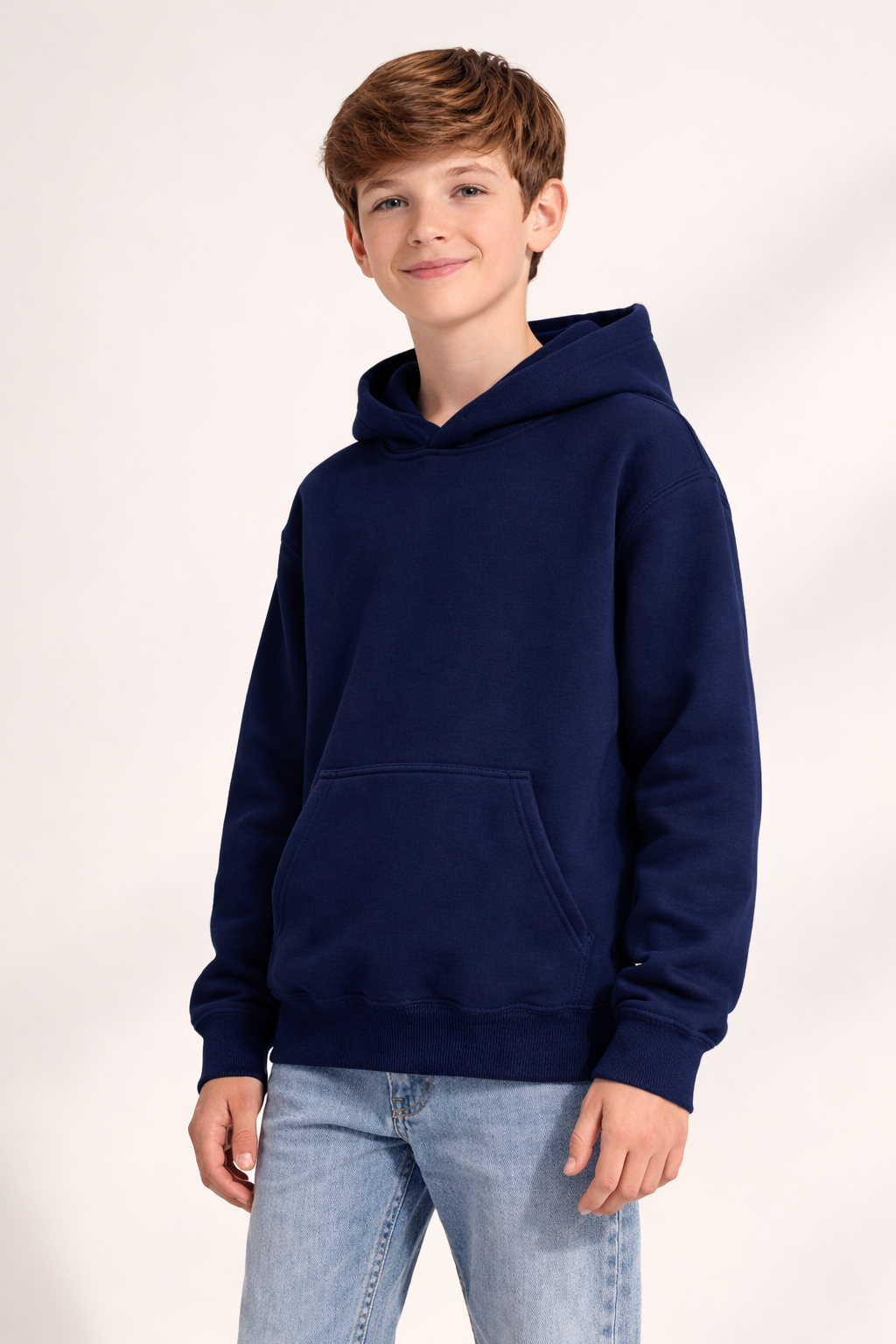 Kids Pullover Hoodie - Navy