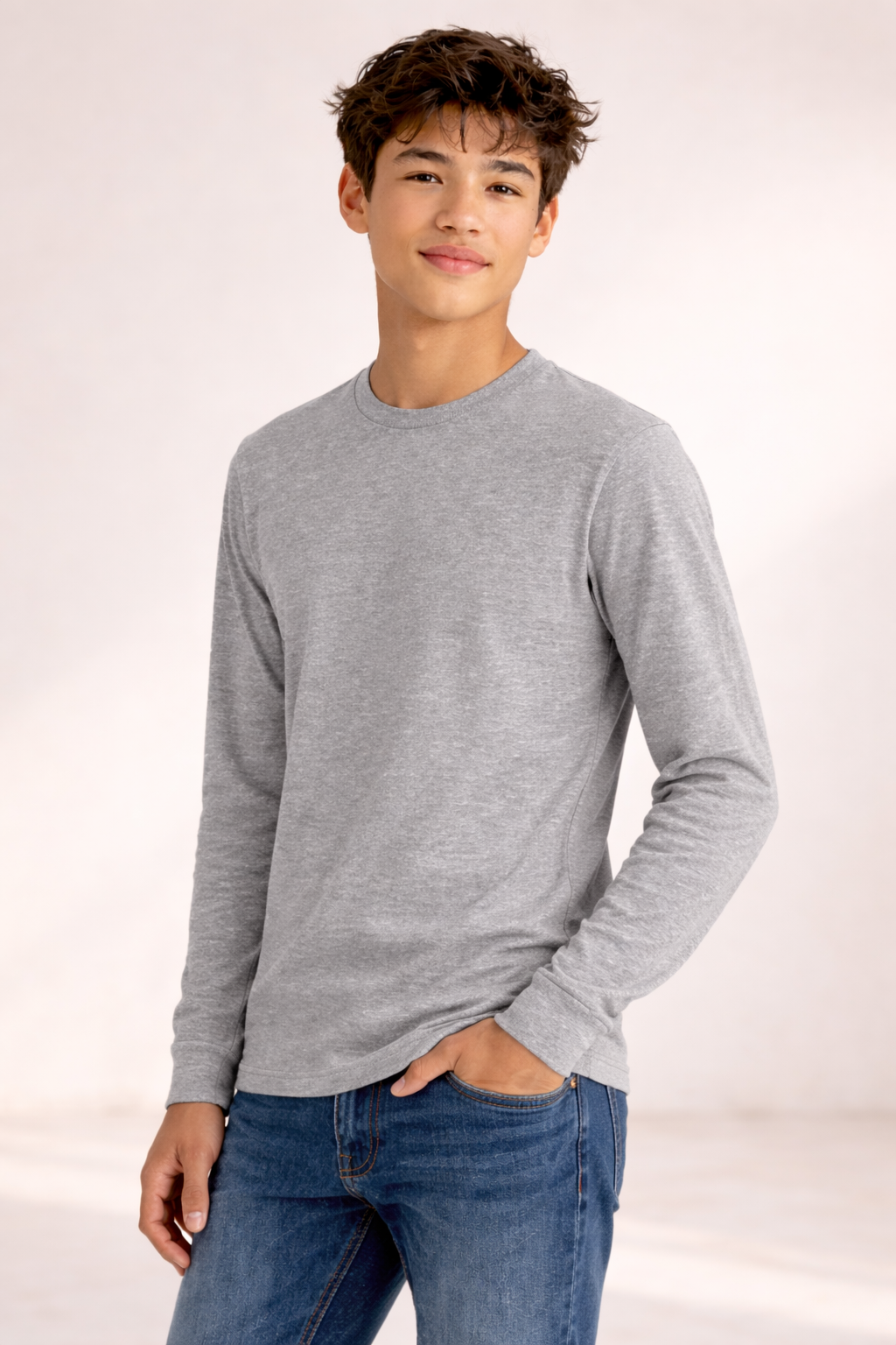 Long Sleeve T-Shirt - Sport Grey