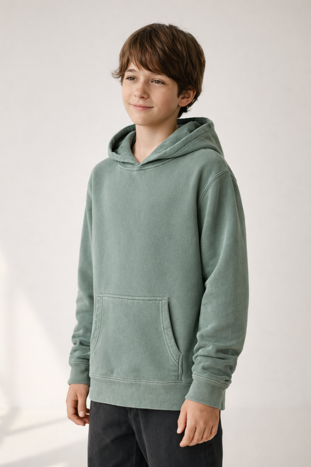 Vintage Pullover Hoodie - Pigment Alpine Green