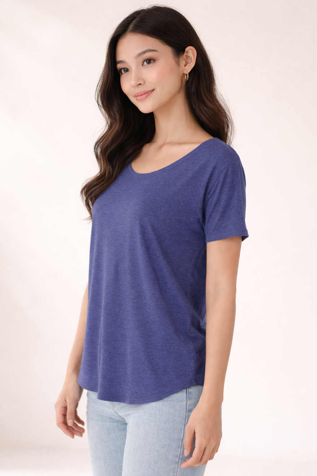 Women’s Slouchy T-Shirt - Navy
