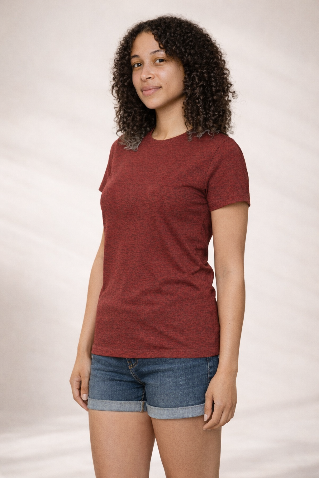 Women's T-Shirt - Heather Cardinal