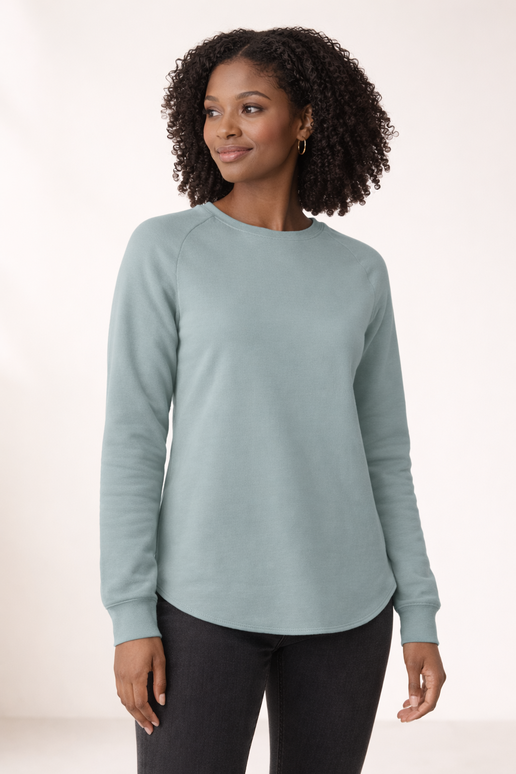 Women's Lightweight Sweatshirt - Sage