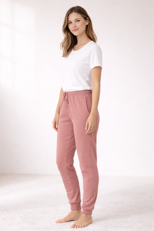 Women's Wash Sweatpants- Dusty Rose