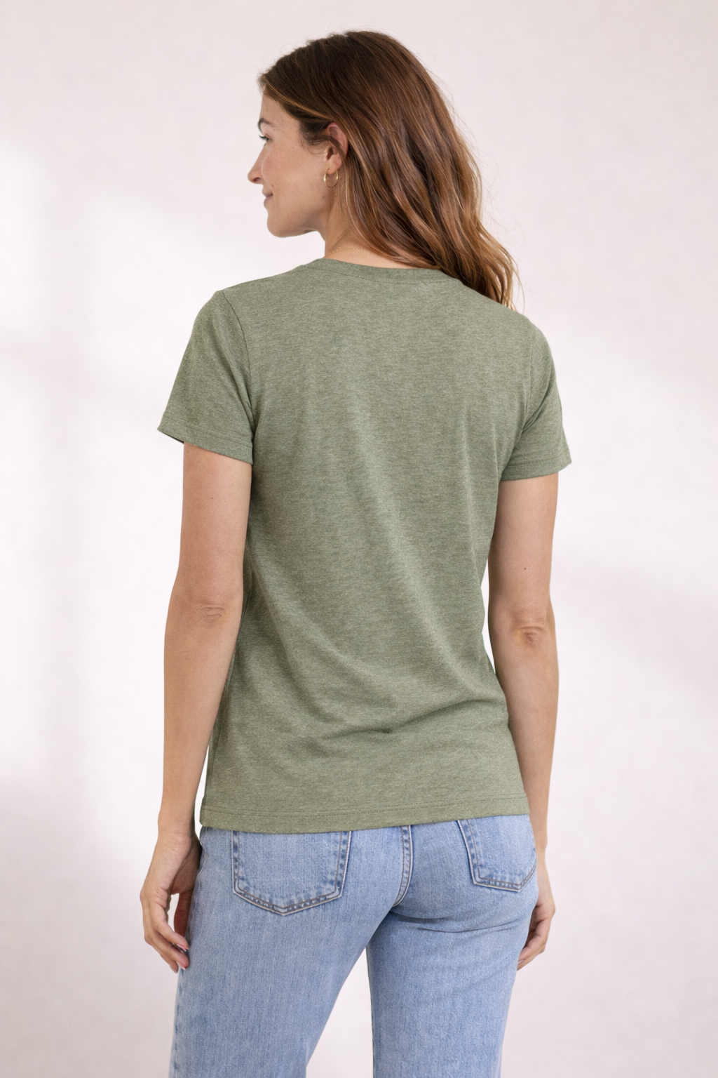 Womens T-Shirt - Heather Green