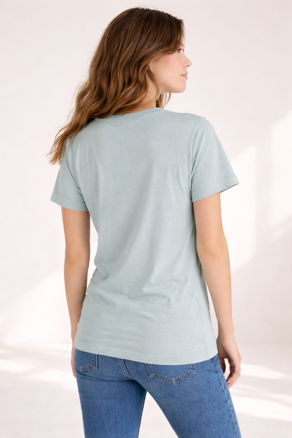 Women's Relaxed T-Shirt - Dusty Blue