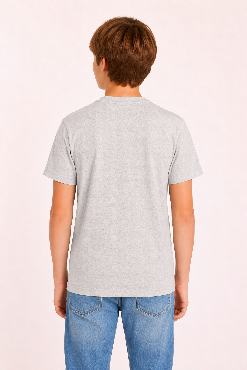 Youth Cotton T-Shirt - Heather Dust