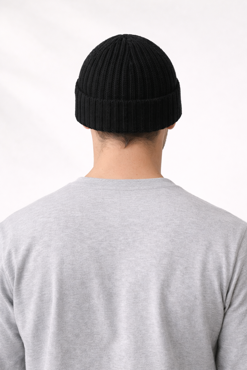 Chunky Knit Beanie - Black