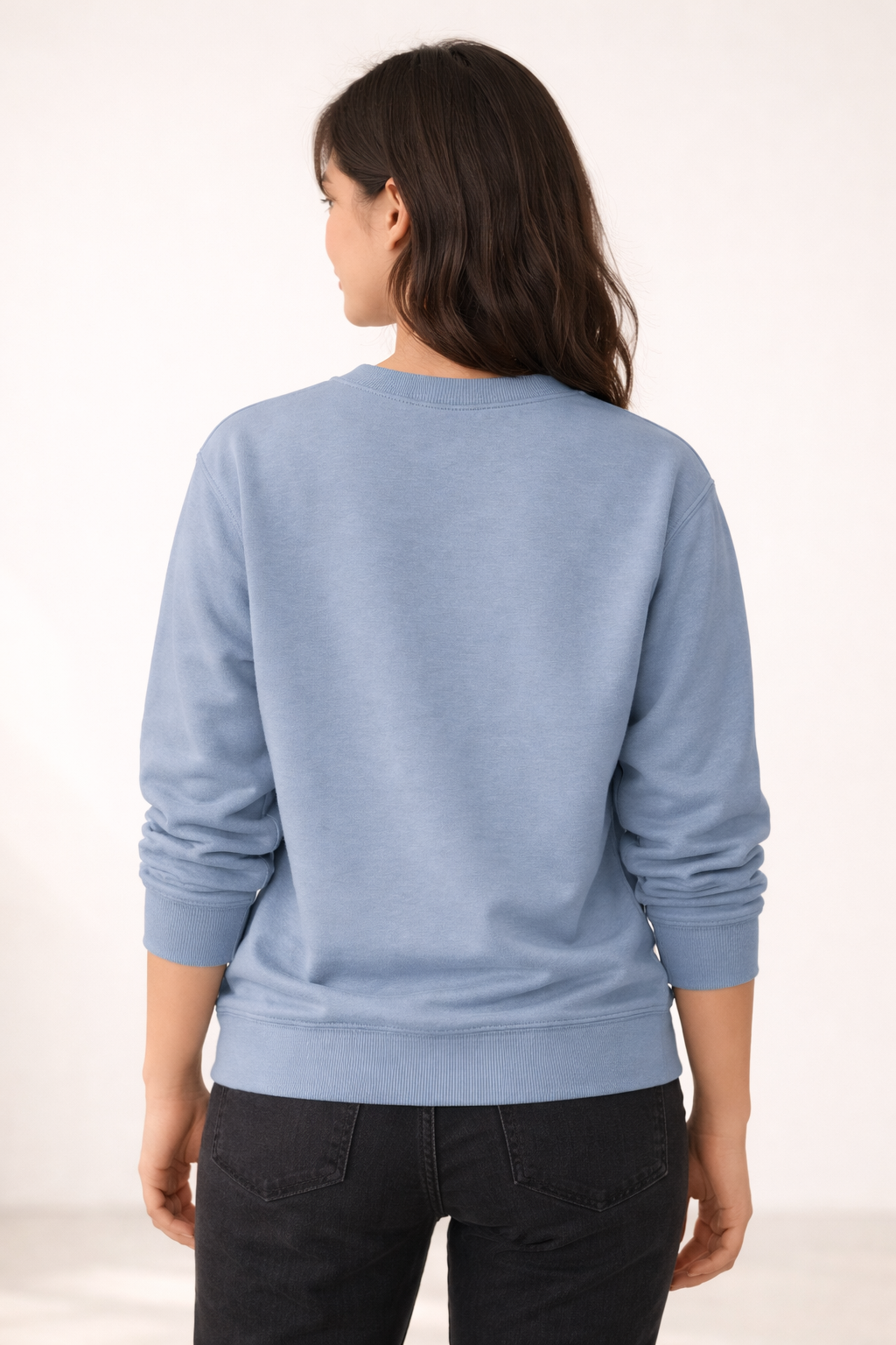 Women's Lightweight Sweatshirt - Misty Blue