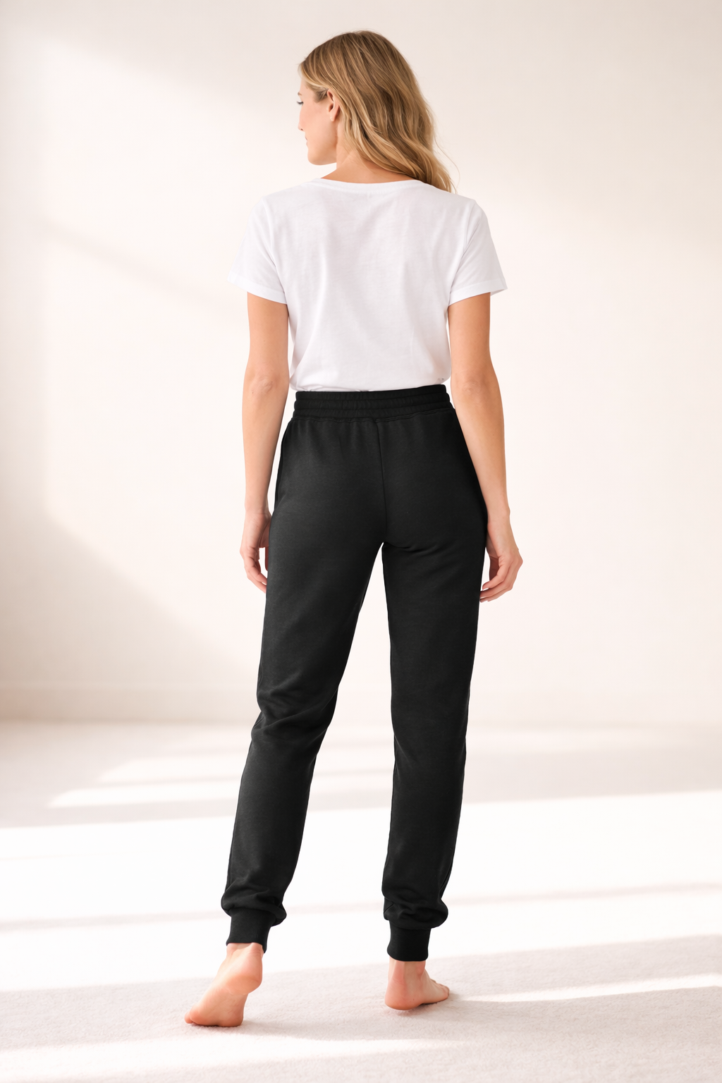 Women's Wash Sweatpants- Black