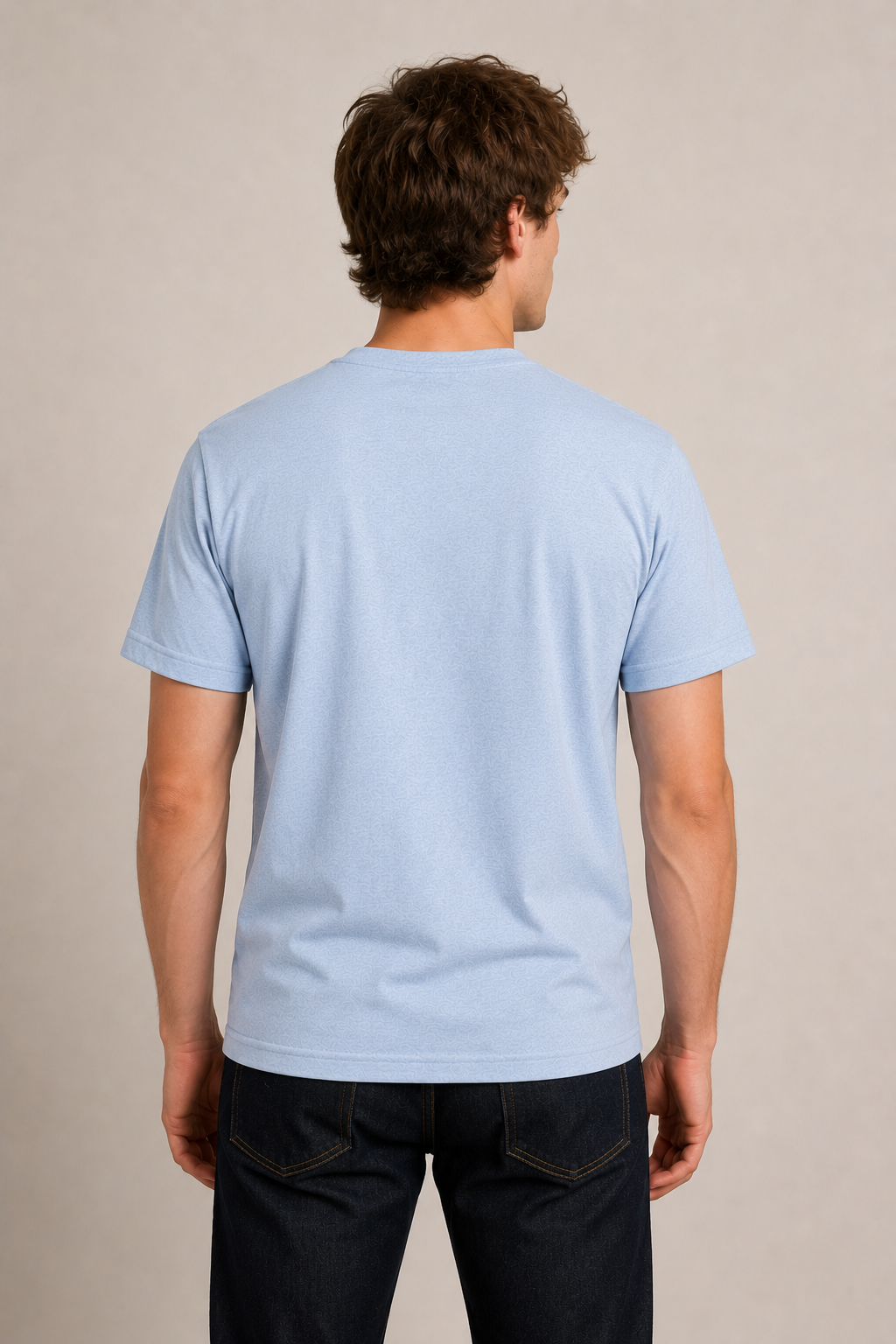 Mens Softstyle T-Shirt - Heather Prism Blue
