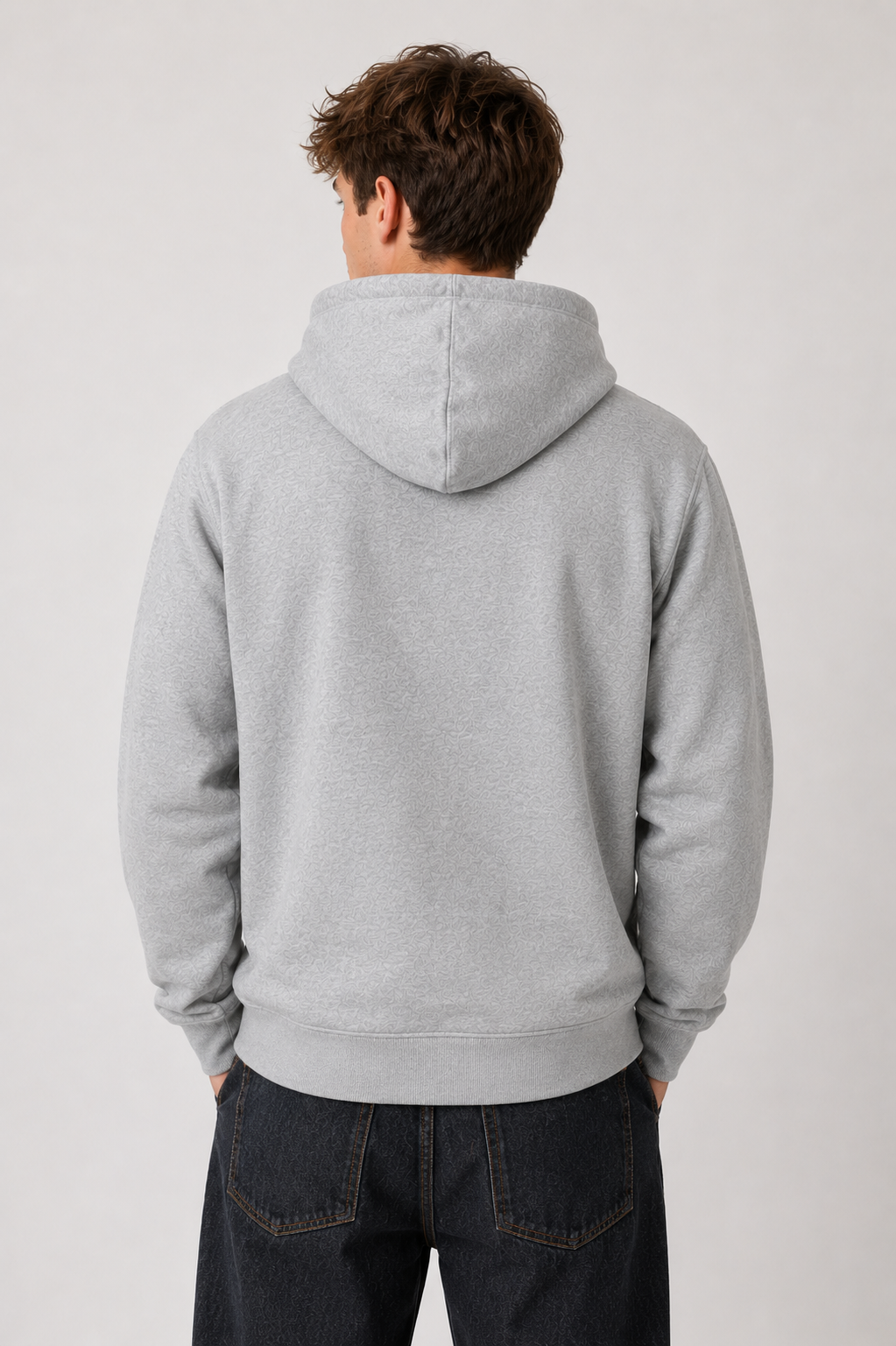 Accent Hoodie Grey / Purple