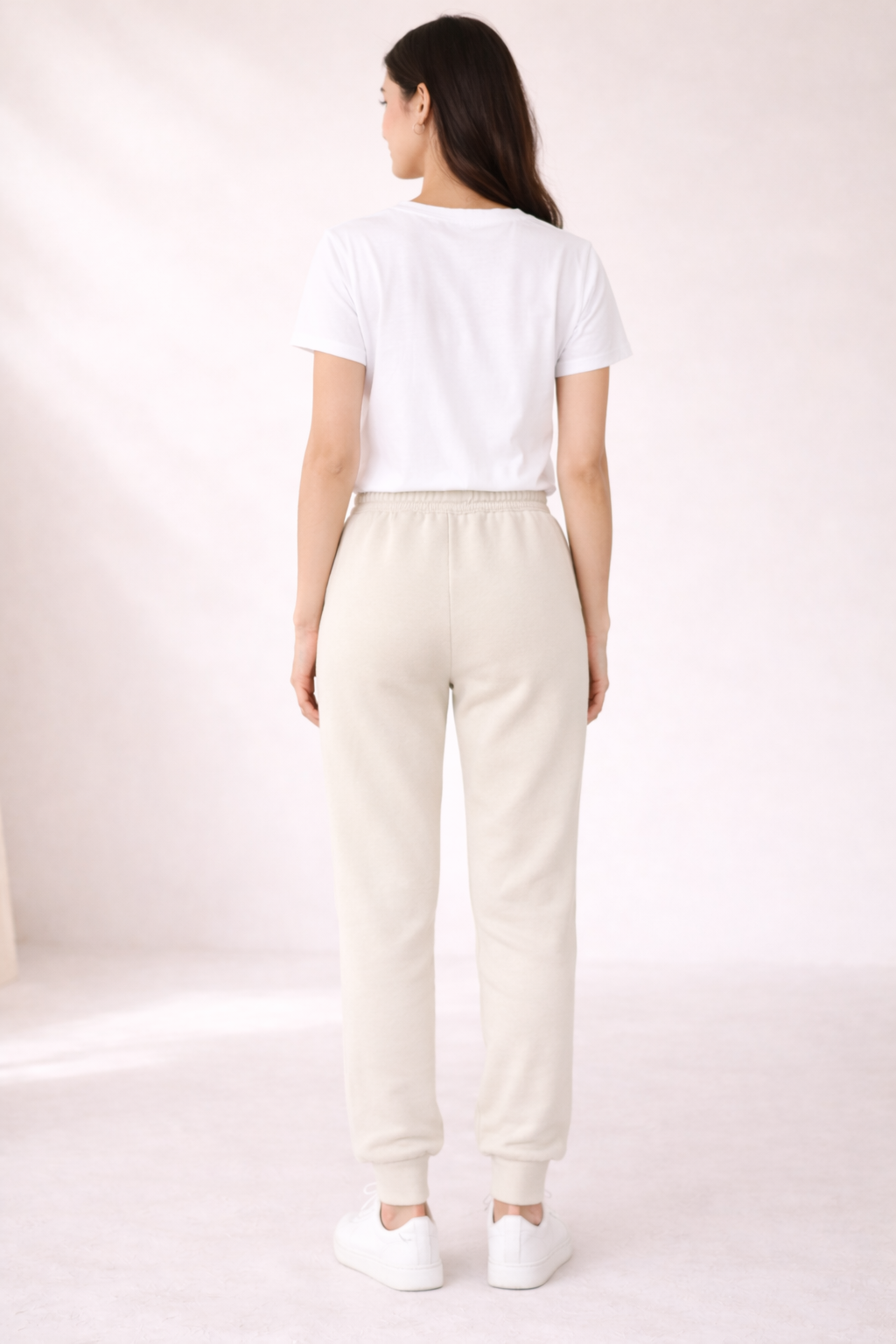 Women's Wash Sweatpants- Bone