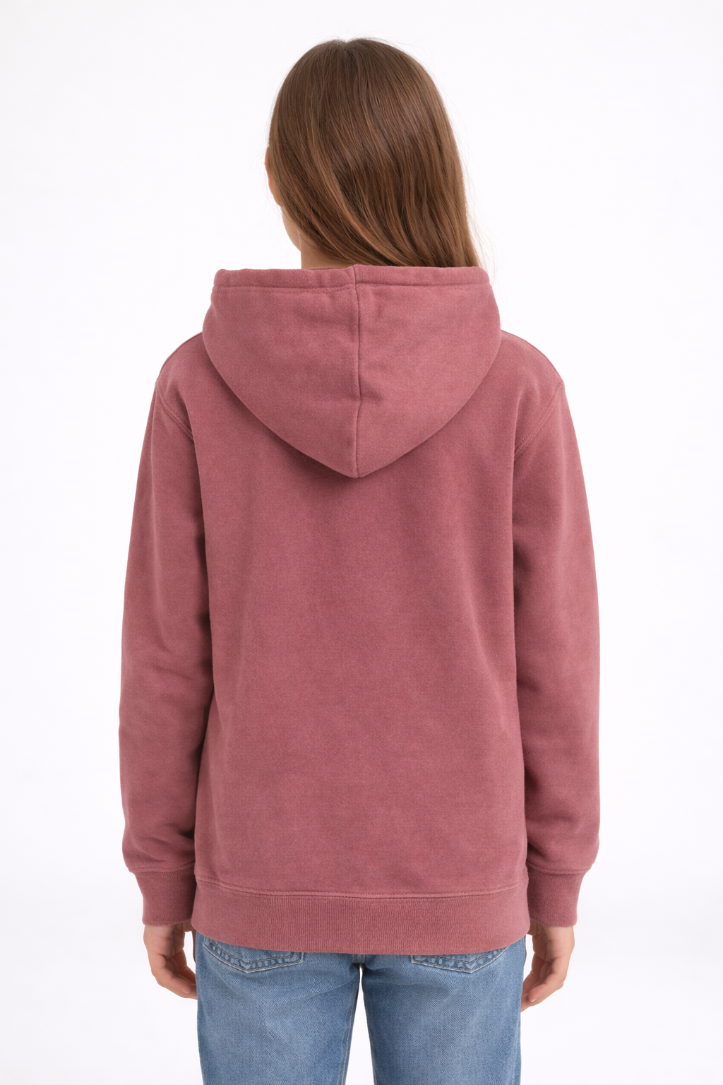 Vintage Pullover Hoodie - Pigment Maroon