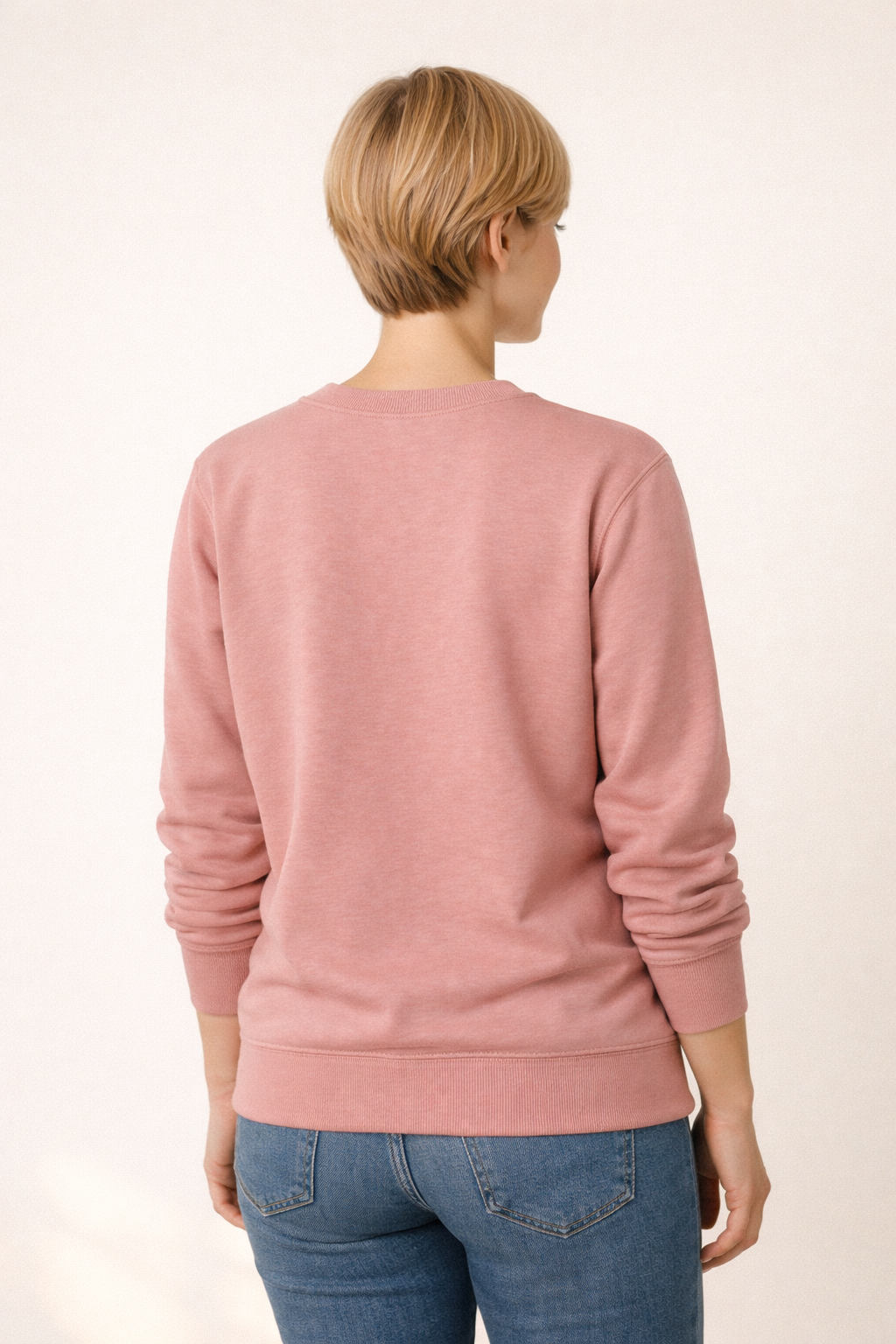 Women's Lightweight Sweatshirt - Dusty Rose