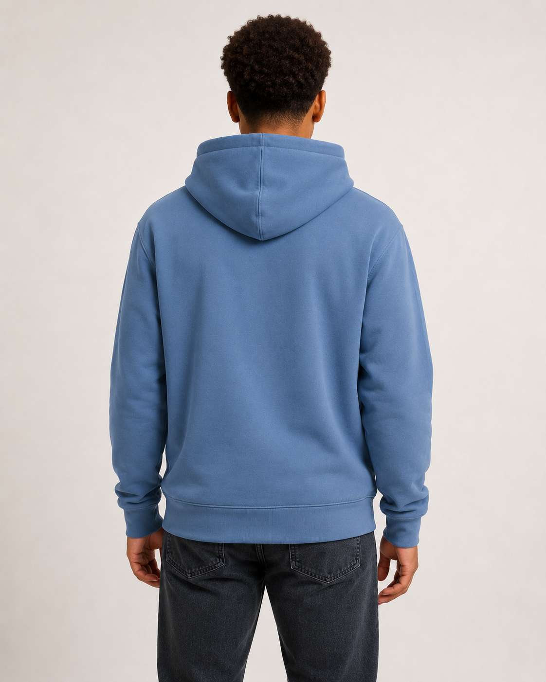 Accent Hoodie Indigo Blue / Cream