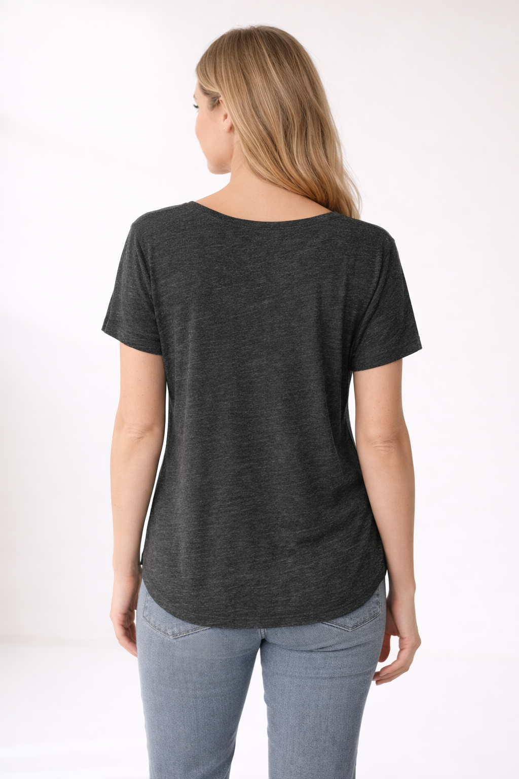 Women’s Slouchy T-Shirt - Dark Heather Grey