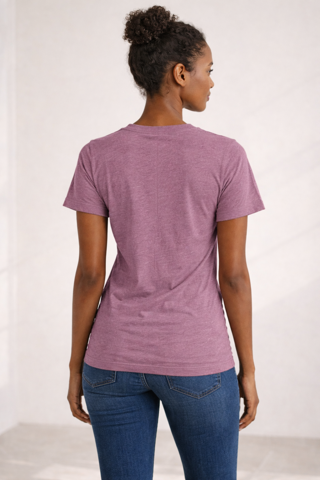 Women's Relaxed T-Shirt - Heather Mauve