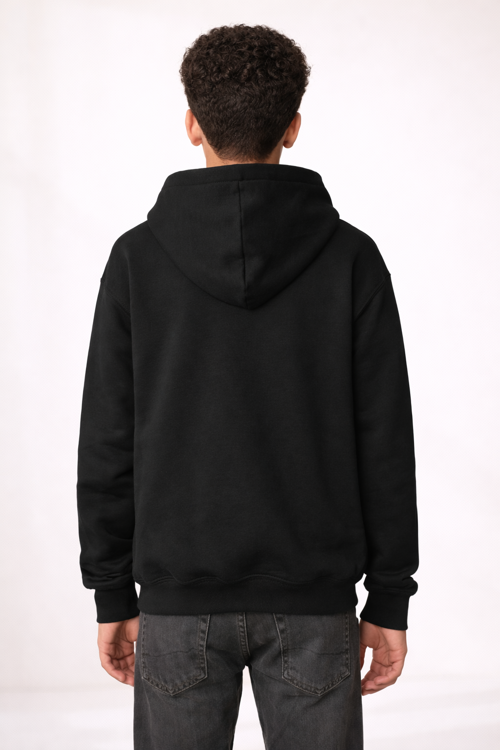 Kids Pullover Hoodie - Black