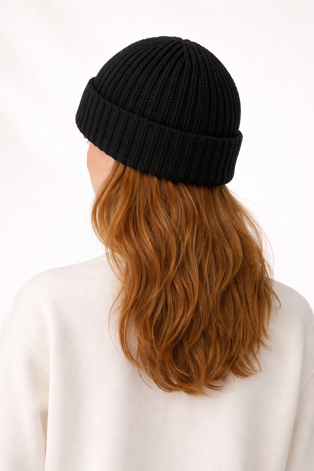 Chunky Knit Beanie - Black