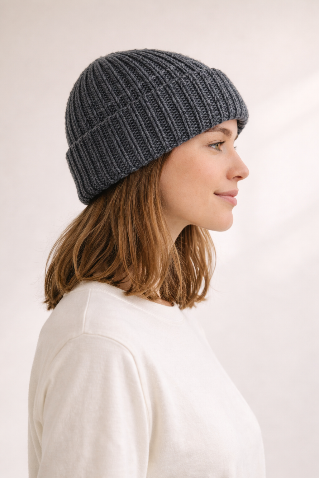 Chunky Knit Beanie - Charcoal