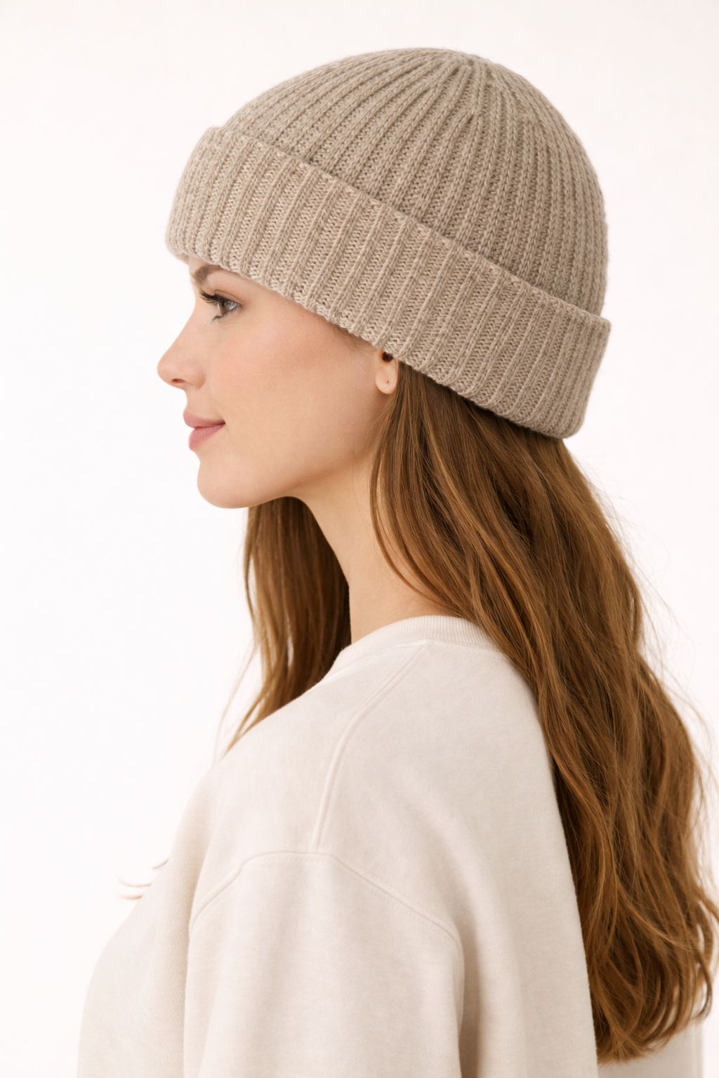 Chunky Knit Beanie - Oatmeal