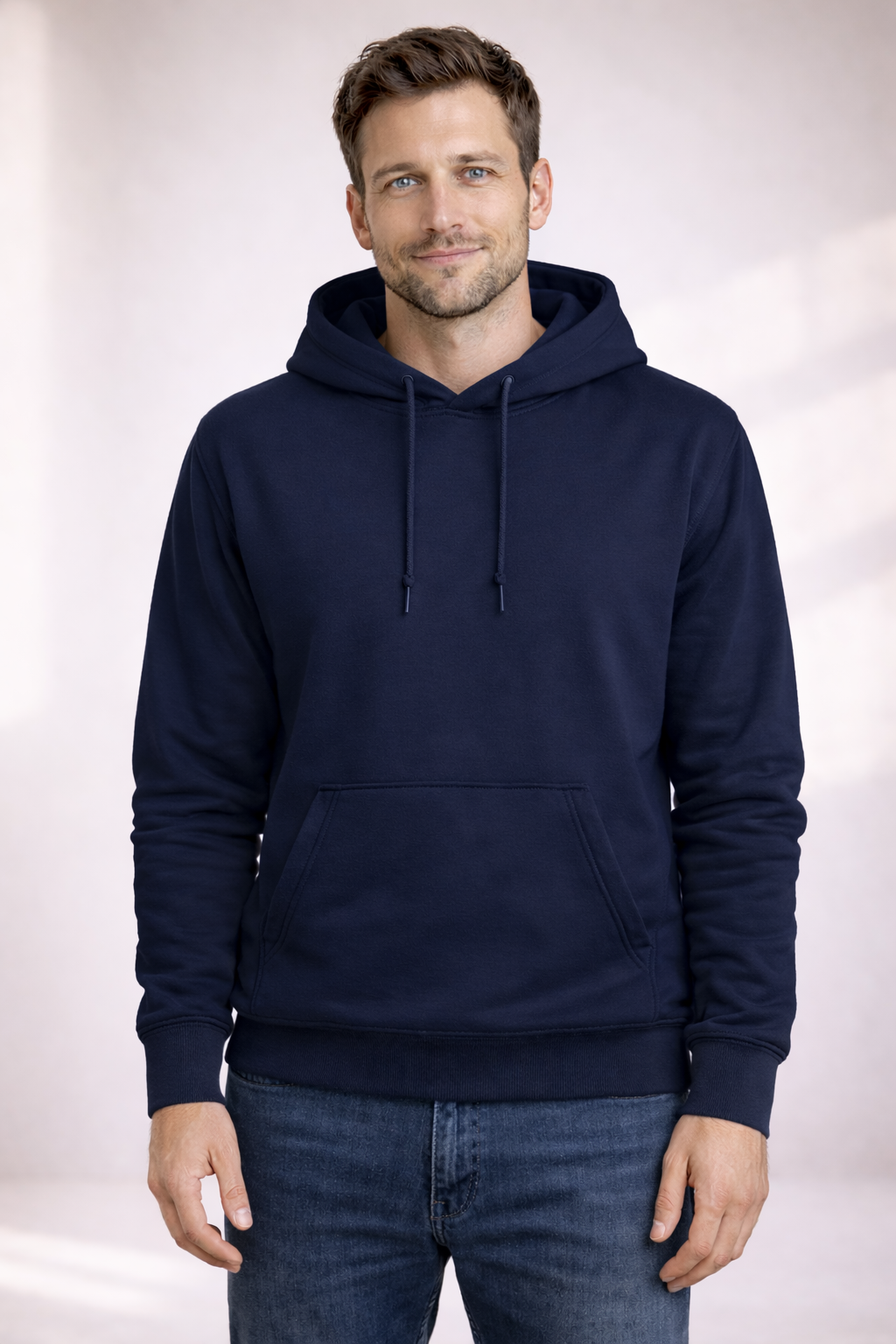 Men's Pullover Hoodie - Navy