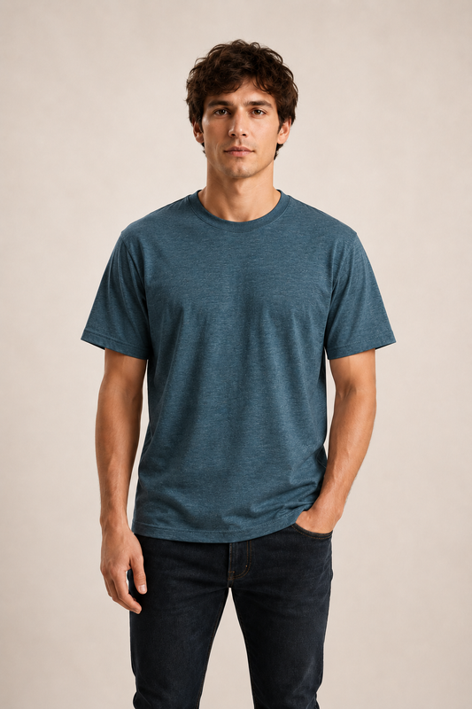 Mens Softstyle T-Shirt - Heather Deep Teal