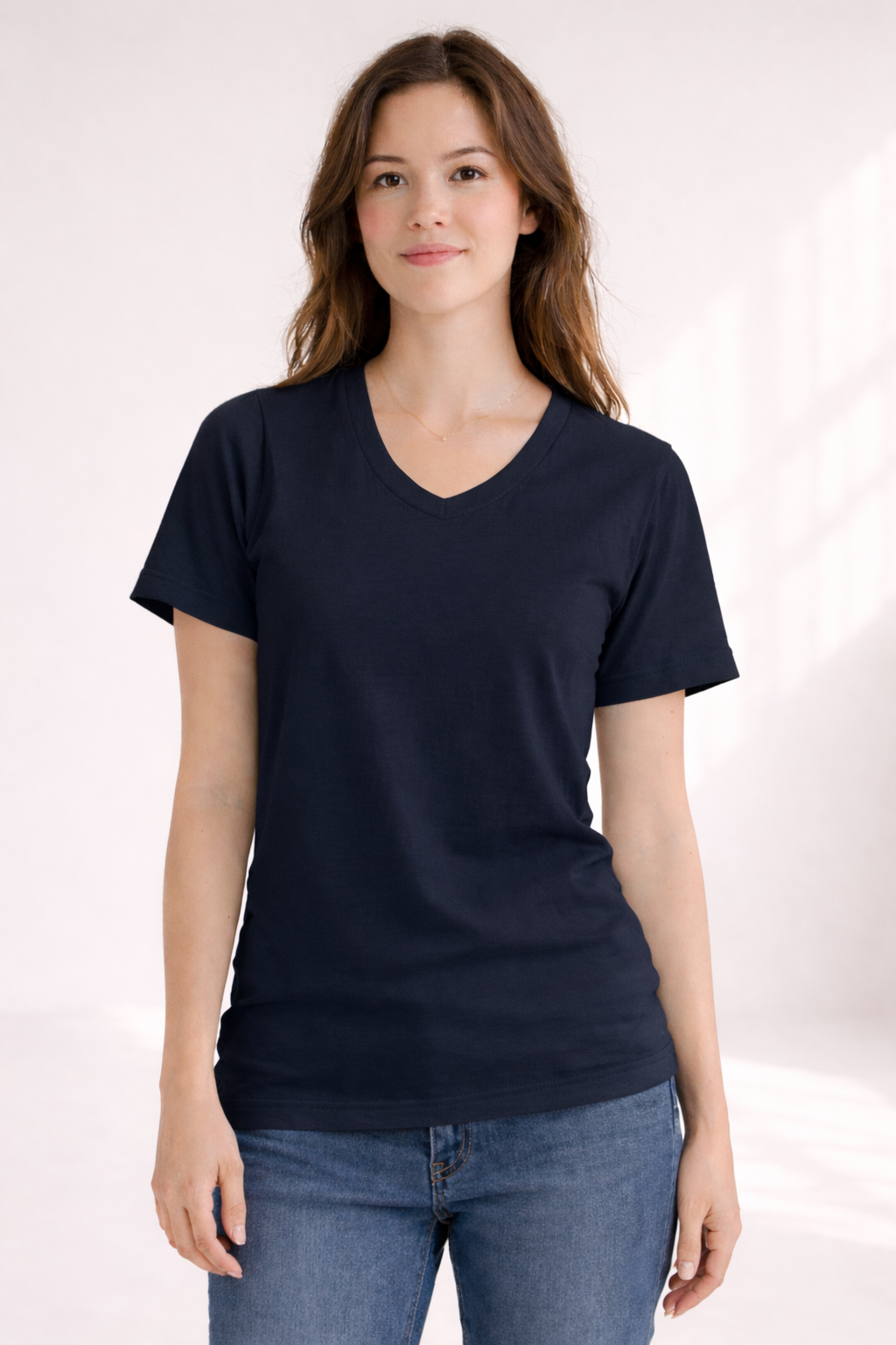 Womens Relaxed T-Shirt - Navy