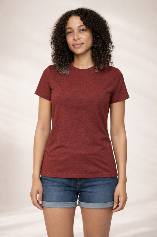 Women's T-Shirt - Heather Cardinal
