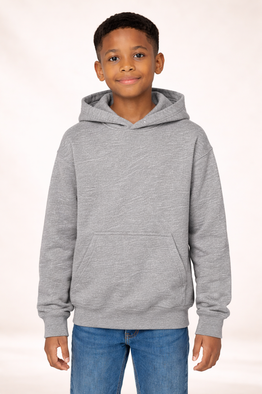 Kids Pullover Hoodie - Sport Grey
