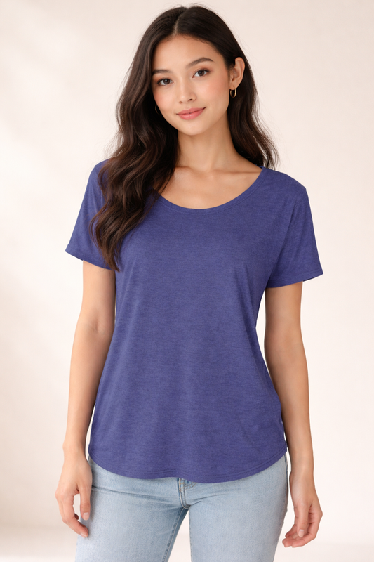 Women’s Slouchy T-Shirt - Navy