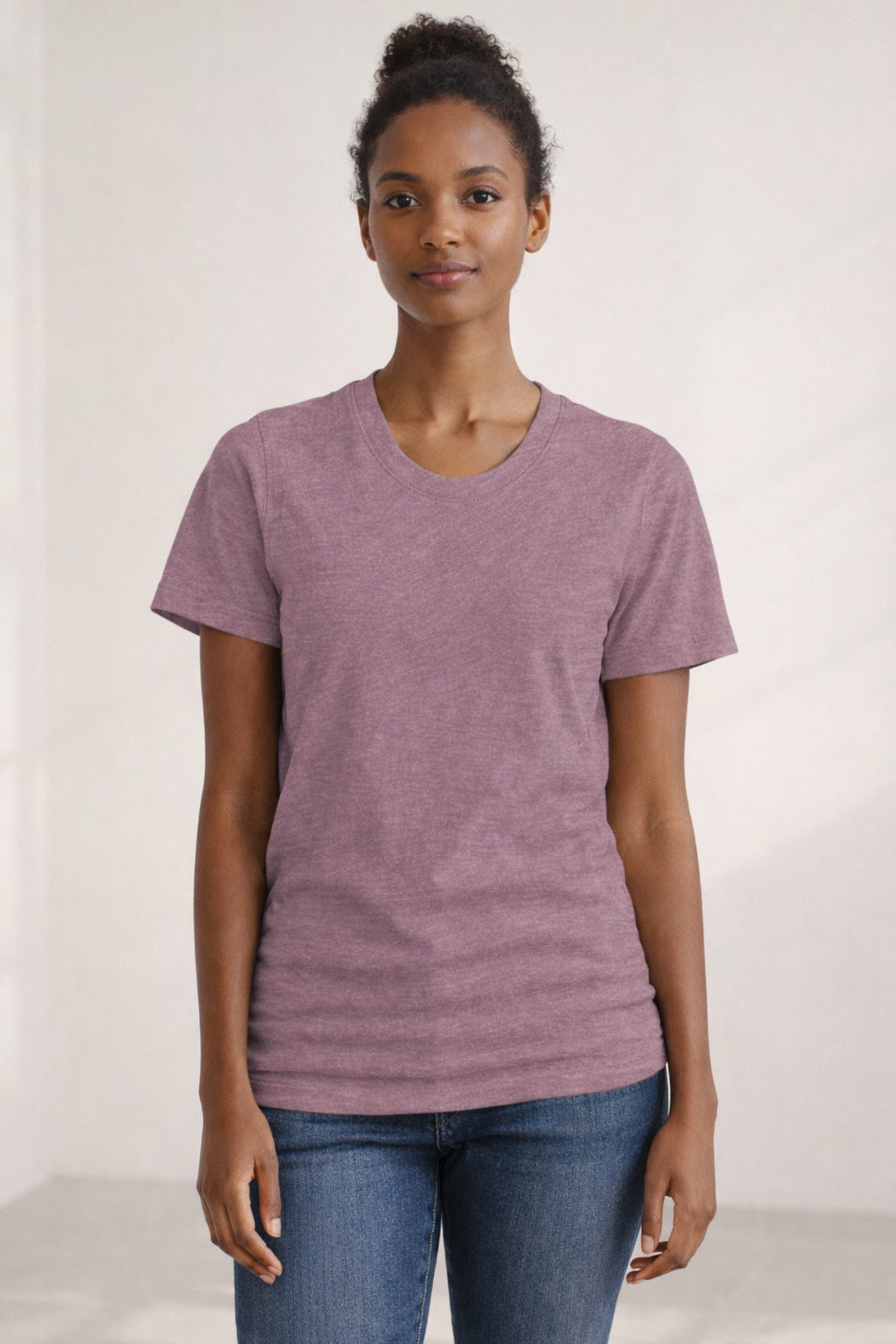 Women's Relaxed T-Shirt - Heather Mauve