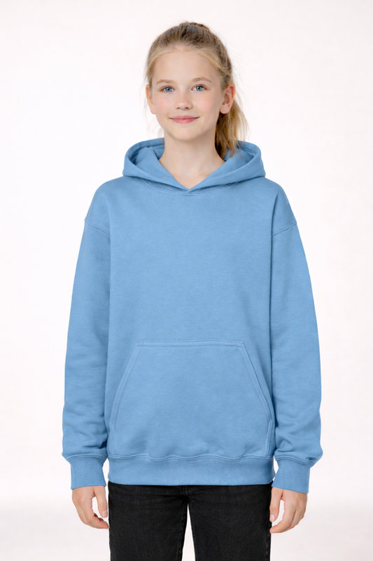 Kids Pullover Hoodie - Carolina Blue