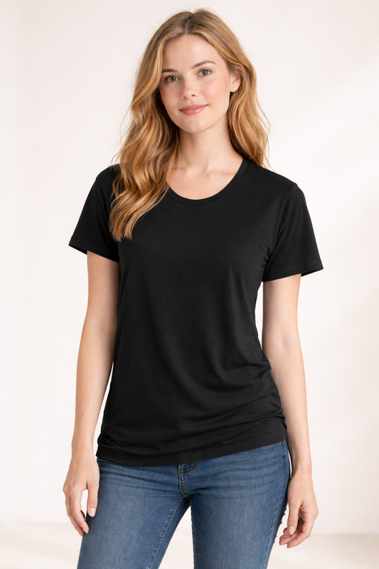 Womens Relaxed T-Shirt - Black