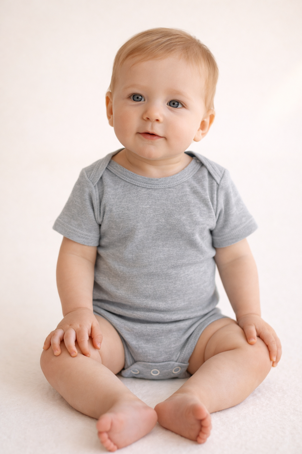 Baby Jersey One Piece - Athletic Heather