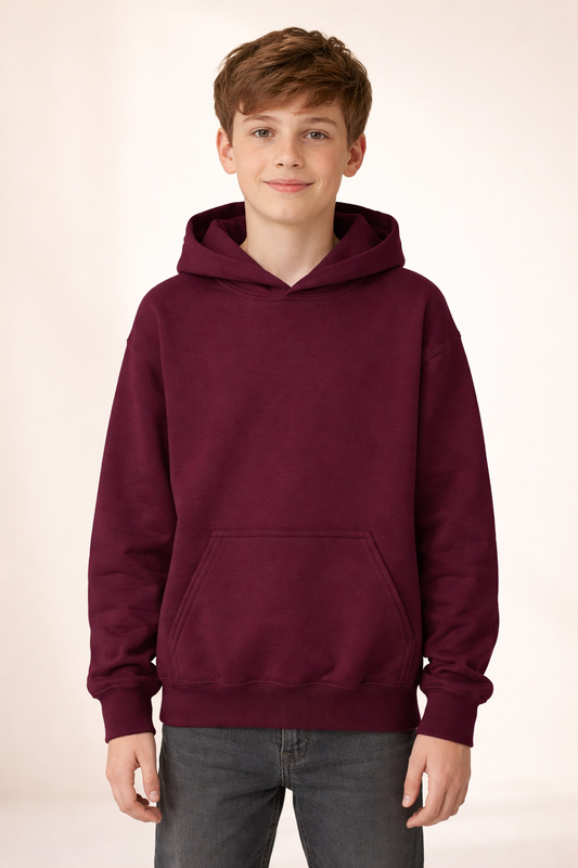 Kids Pullover Hoodie - Maroon