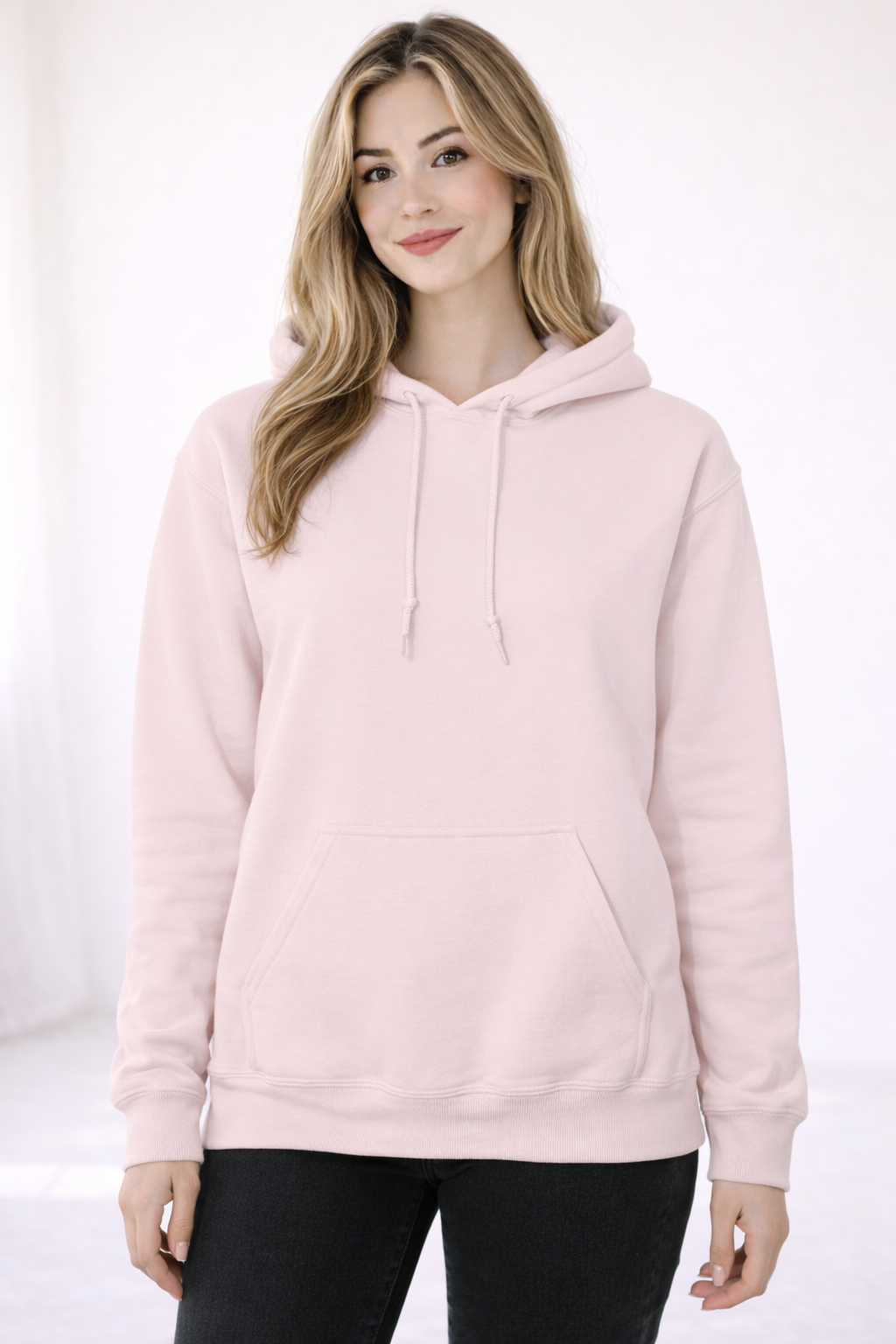 Pullover Hoodie - Light Pink