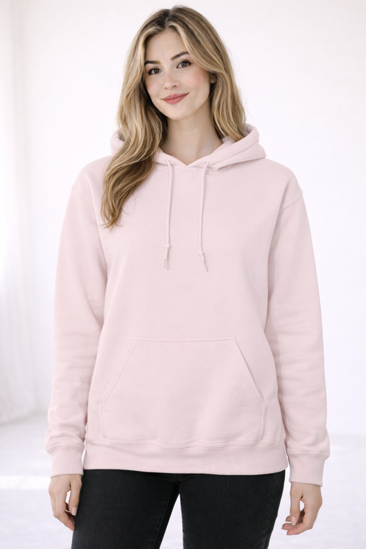 Pullover Hoodie - Light Pink
