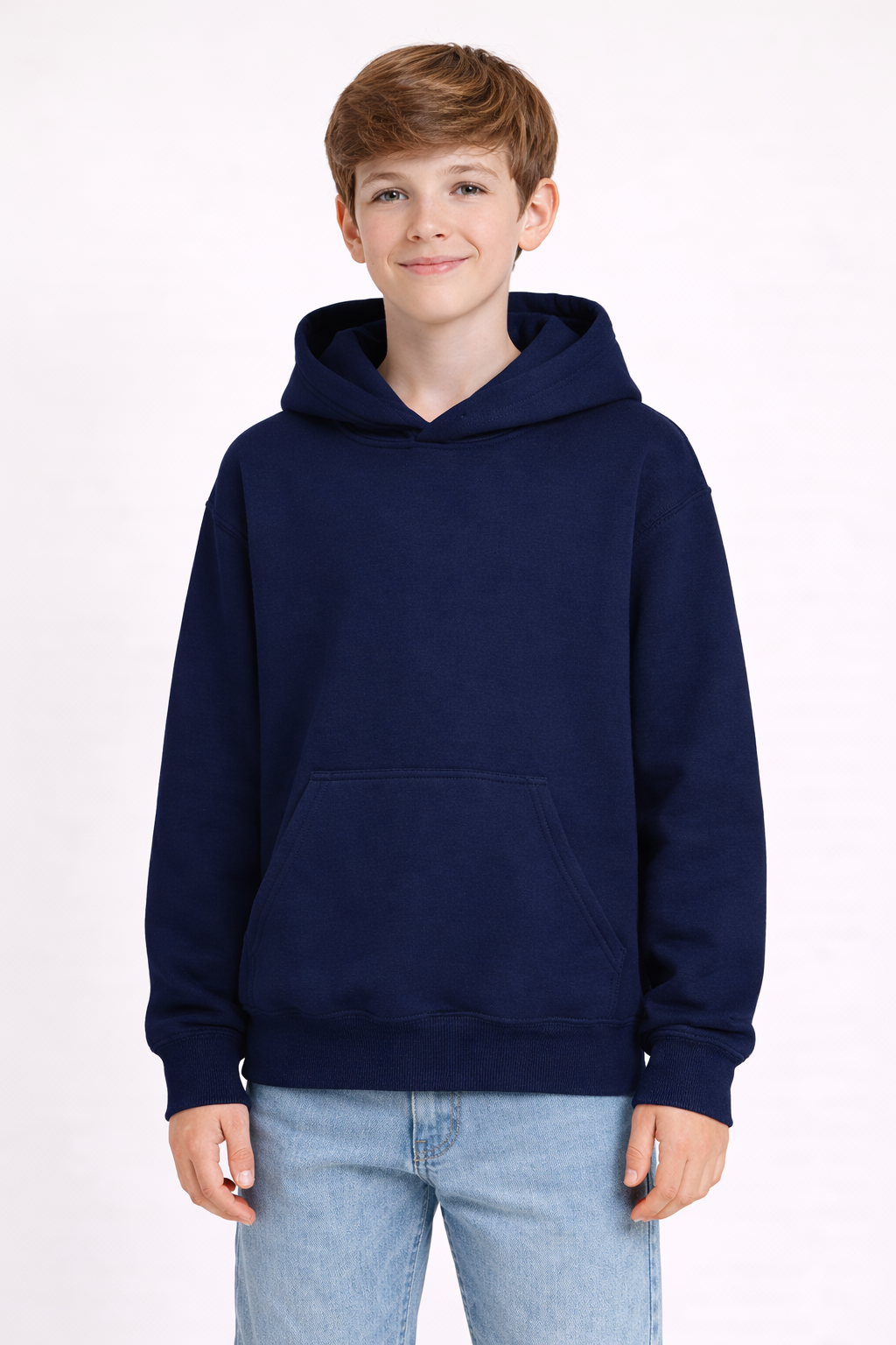 Kids Pullover Hoodie - Navy