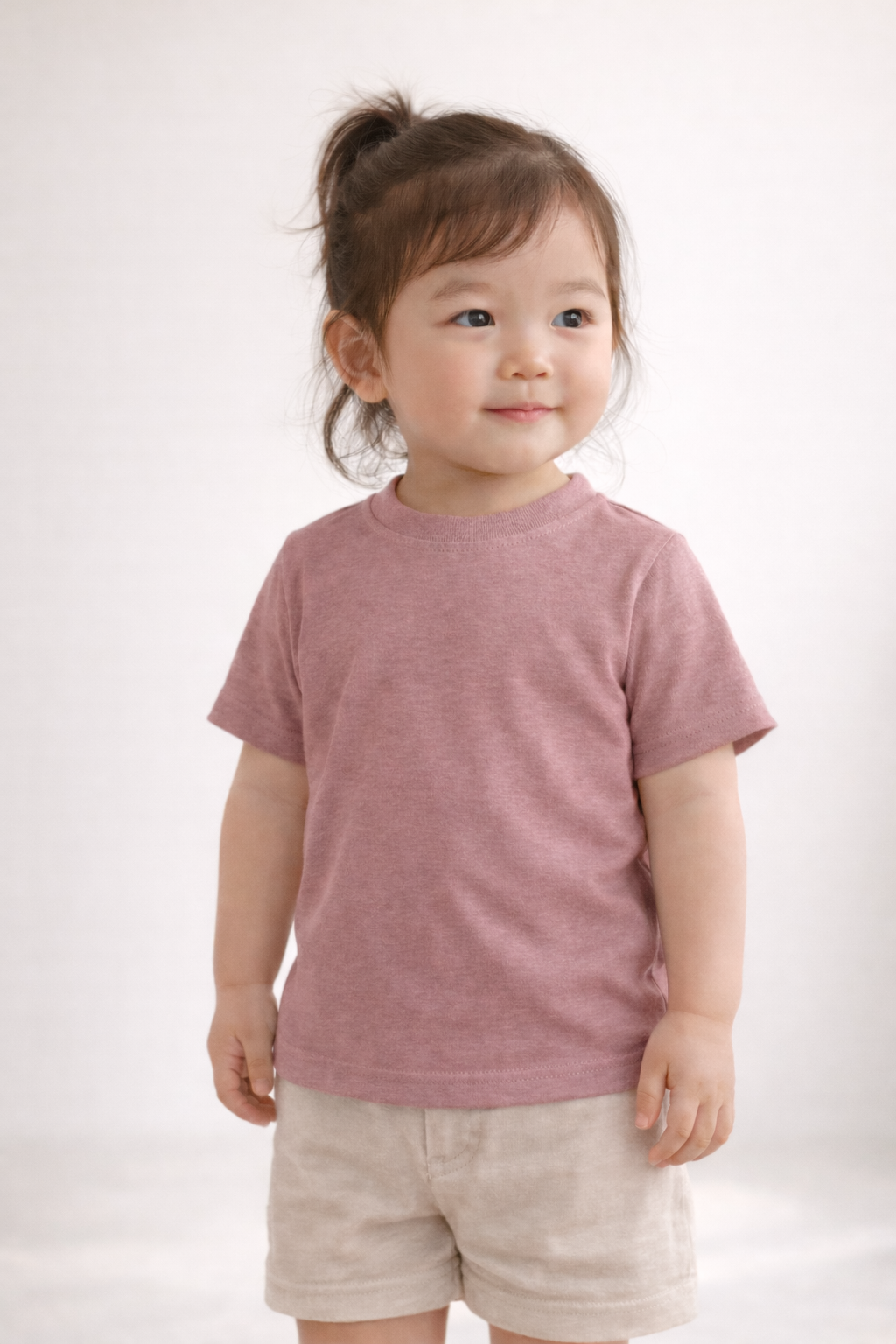 Toddler T-Shirt - Heather Mauve