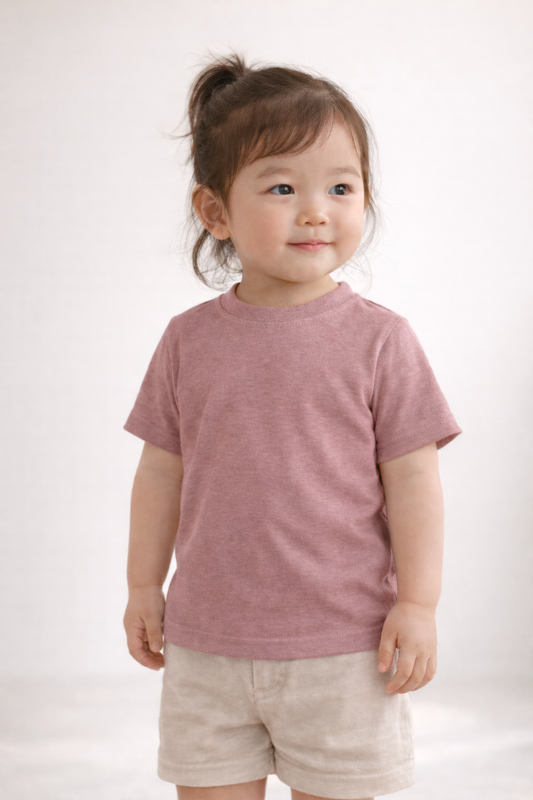 Toddler T-Shirt - Heather Mauve