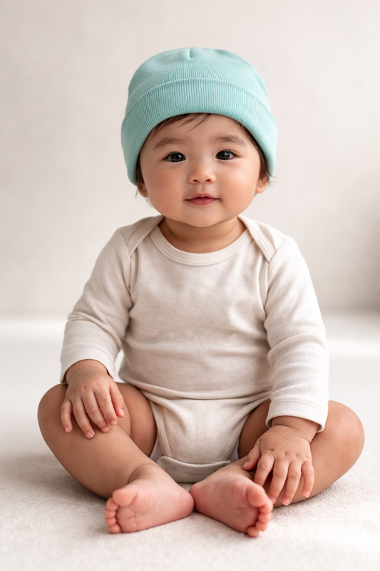 Baby Beanie - Light Green