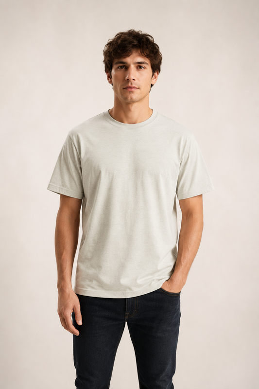 Mens Softstyle T-Shirt - Heather Natural