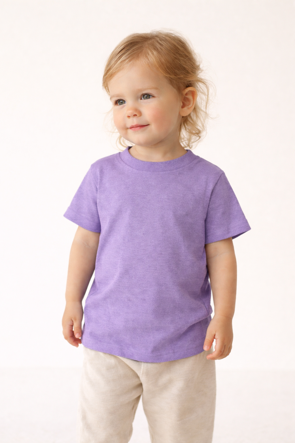 Toddler T-Shirt - Heather Purple