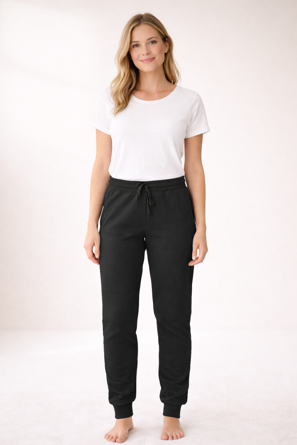 Women's Wash Sweatpants- Black