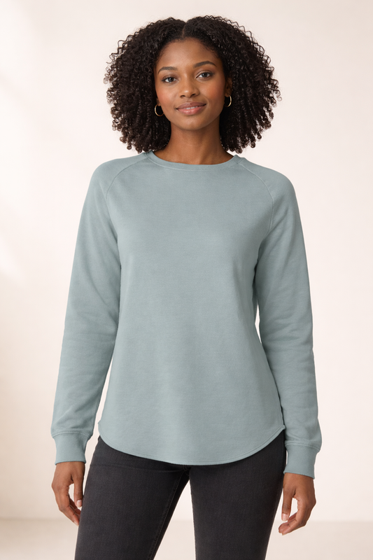 Women's Lightweight Sweatshirt - Sage