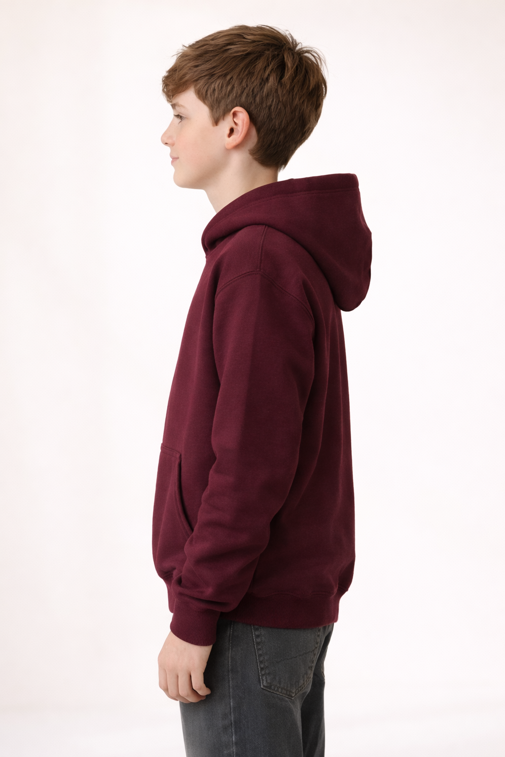 Kids Pullover Hoodie - Maroon