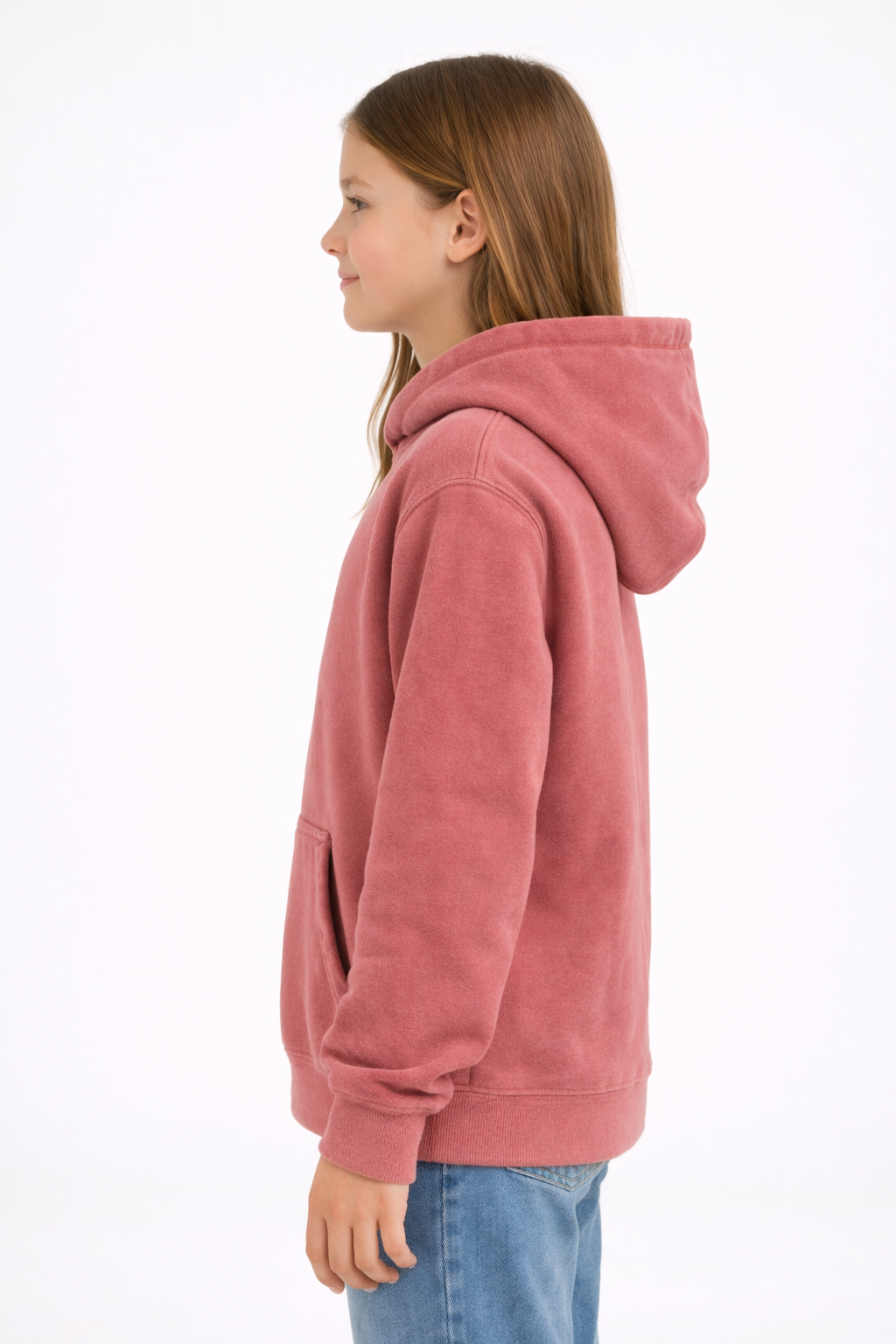 Vintage Pullover Hoodie - Pigment Pink